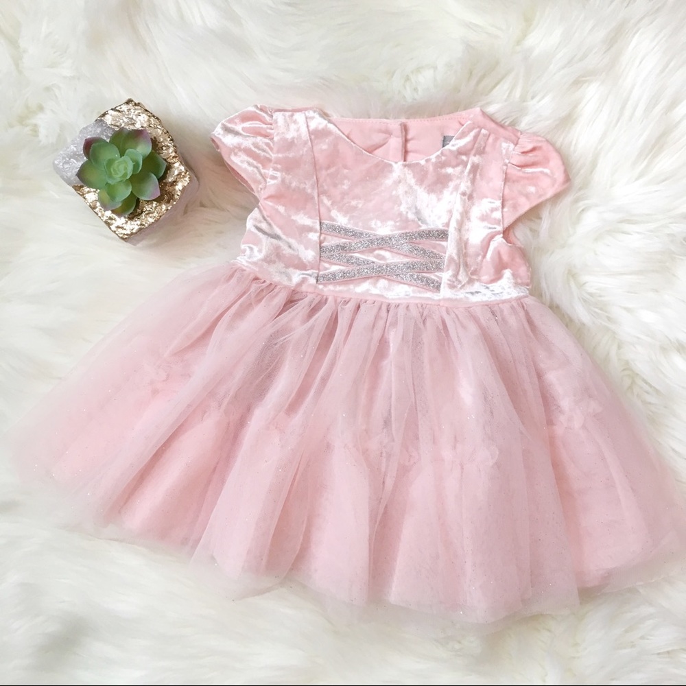 Pink Velvet Dress by The Children’s Place NWT